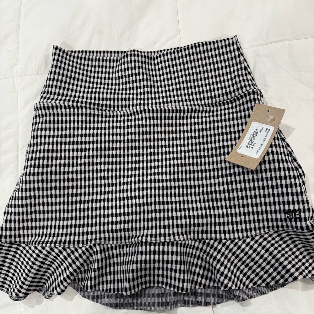 ALBION FIT - Black and White Bikini Skirt